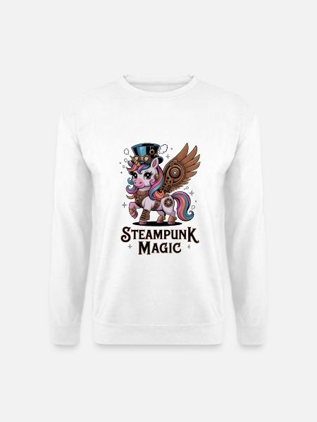 Steampunk Magic - Unisex Sweatshirt - white