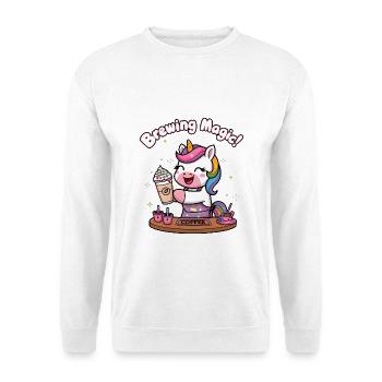 Brewing Magic! - Unisex Sweatshirt - white - Front