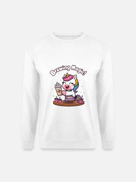 Brewing Magic! - Unisex Sweatshirt - white