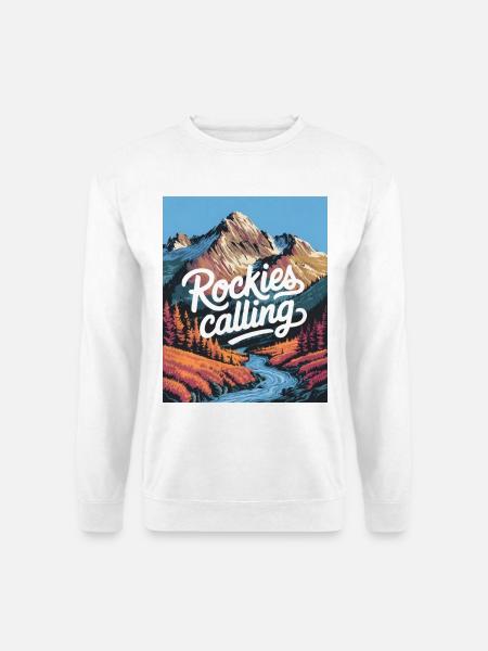 Rockies rufen - Unisex Pullover - Weiß