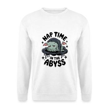L’heure de la sieste dans l’abîme - Sweat-shirt Unisexe - blanc - Devant