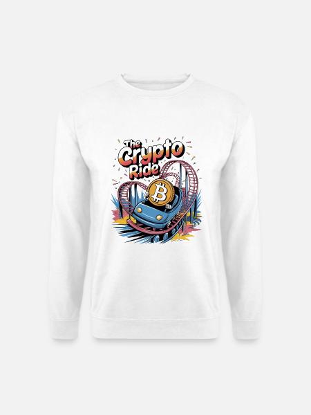 Die Krypto-Fahrt - Unisex Pullover - Weiß