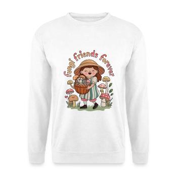 Fungi Friends Forever - Unisex Sweatshirt - white - Front