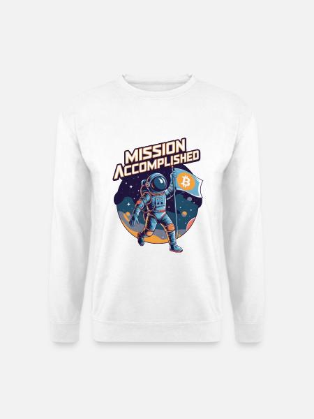 Mission Accomplished - Unisex Sweatshirt - white