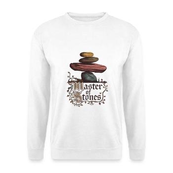 Master Of Stones - Unisex Sweatshirt - white - Front