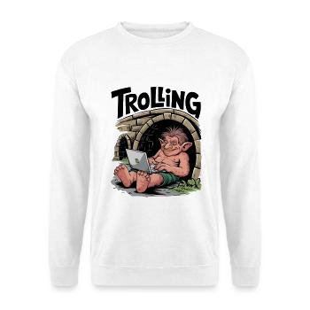 Trolling - Unisex Sweatshirt - white - Front