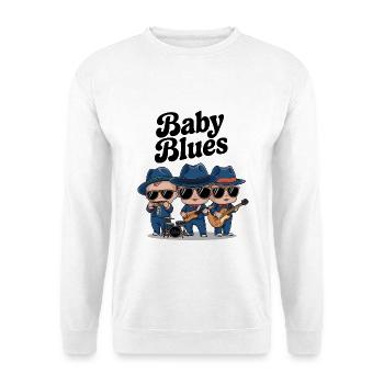 Baby Blues - Unisex Sweatshirt - white - Front
