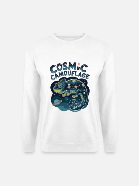 Cosmic Camouflage - Unisex Sweatshirt - white