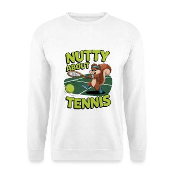 Nutty About Tennis - Unisex Sweatshirt - white - Front