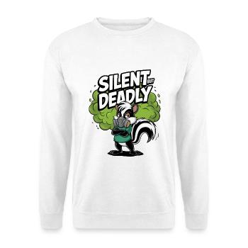 Silent But Deadly - Unisex Sweatshirt - white - Front