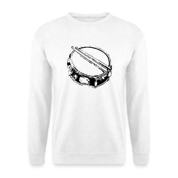 Snare - Drum - Percussion - Musique - Sweat-shirt Unisexe - blanc - Devant