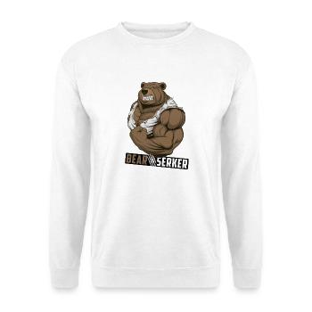 Bearserker - Sweat-shirt Unisexe - blanc - Devant