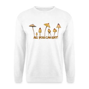Champignons magiques Zauberpilze Psylos Pilze Party Fun - Sweat-shirt Unisexe - blanc - Devant