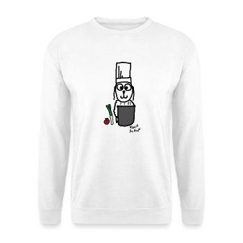 Koch ScHoF - Unisex Pullover - Weiß - Vorne