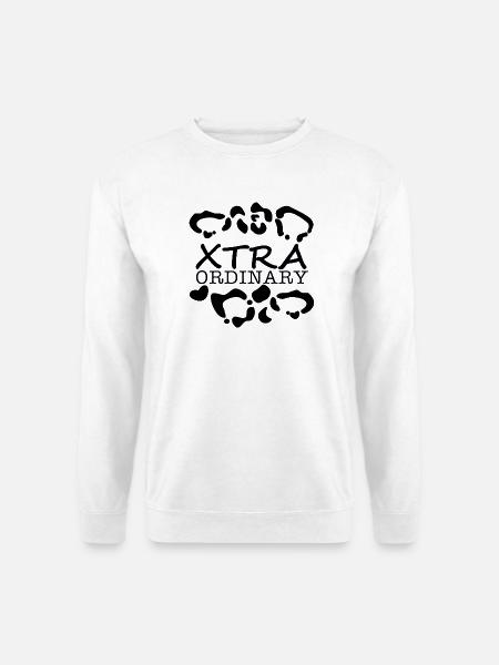 XTRA ORDINARY Abstract - Unisex Pullover - Weiß
