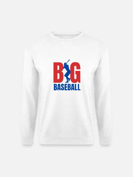 Baseball BIG - Unisex Sweatshirt - white