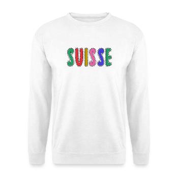 SUISSE. PAYS. GENEVE - Sweat-shirt Unisexe - blanc - Devant