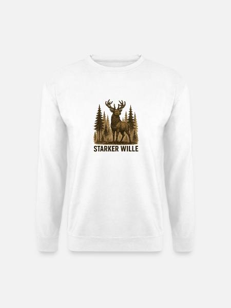 Starker Wille - Unisex Pullover - Weiß