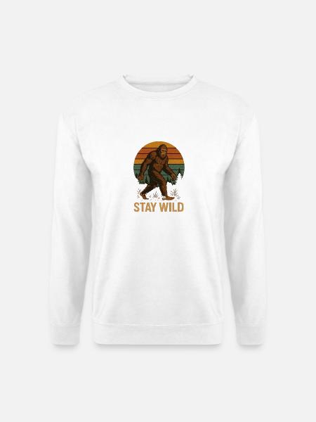 Stay Wild - Unisex Pullover - Weiß