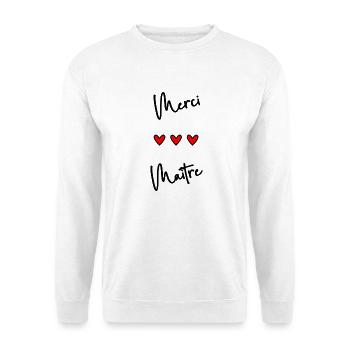 MAÎTRE. MAITRE - Sweat-shirt Unisexe - blanc - Devant