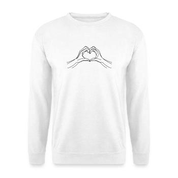 Sincère - Sweat-shirt Unisexe - blanc - Devant