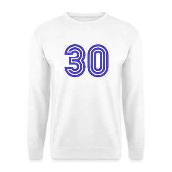 30. 30 YEARS. 30th ANNIVERSARY. 30 YEARS ANNIVERSARY. - Unisex Sweatshirt - white - Front