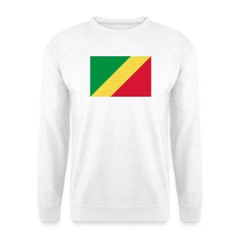 Demokratische Republik Kongo - Unisex Pullover - Weiß - Vorne - Alina (178cm) & Michal (187cm)