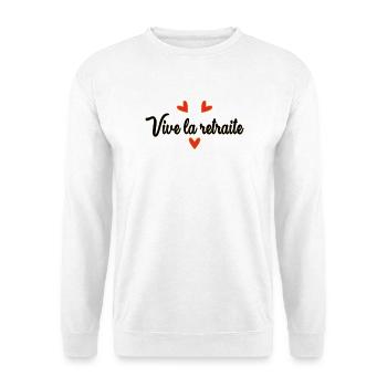 RETIREMENT. HAPPY RETIREMENT. HAPPY RETIREMENT - Unisex Sweatshirt - white - Front