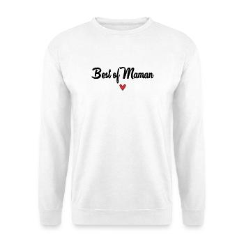 MAMA. MUTTERTAG. SCHÖNEN MUTTERTAG - Unisex Pullover - Weiß - Vorne