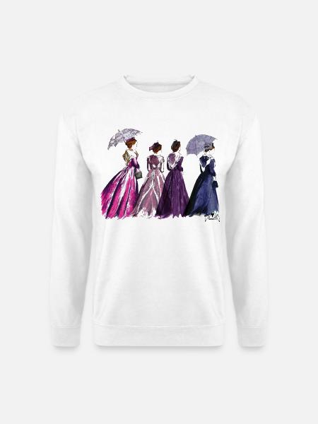 Arlesischer Regenschirm - Unisex Pullover - Weiß