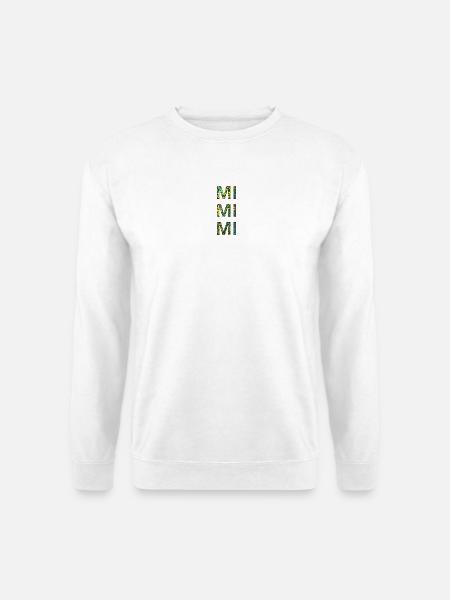 mimimi glitter - Unisex Pullover - Weiß