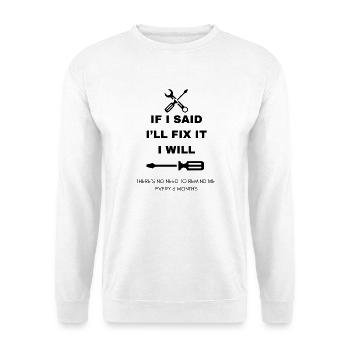 Handyman - Unisex Sweatshirt - white - Front