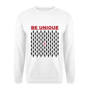 Be unique in the crowd - Unisex Sweatshirt - white - Front