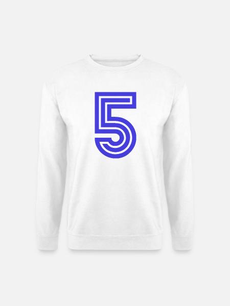 5. 5 JAHRE. 5-JÄHRIGES JUBILÄUM. 5-JÄHRIGES JUBILÄUM. 5. - Unisex Pullover - Weiß