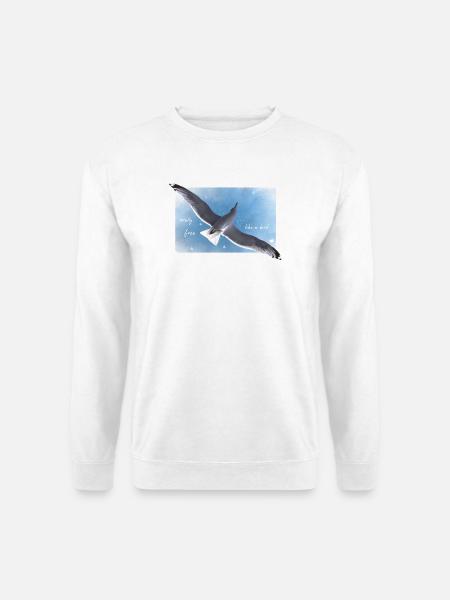 frei sein Freiheit - Unisex Pullover - Weiß