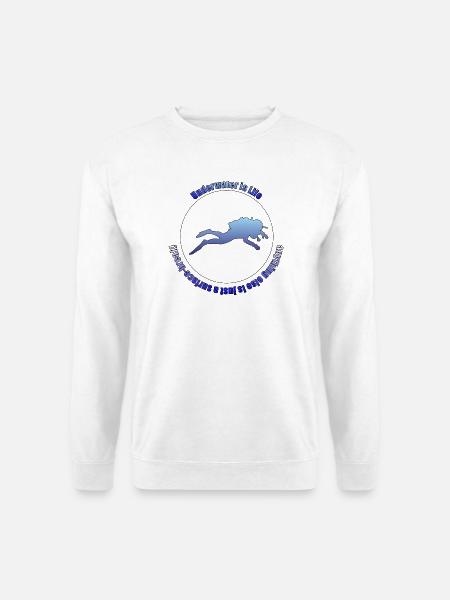 Underwater is Life - Unisex Pullover - Weiß