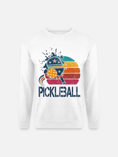 Pickleball - 2 - Unisex Pullover - Weiß