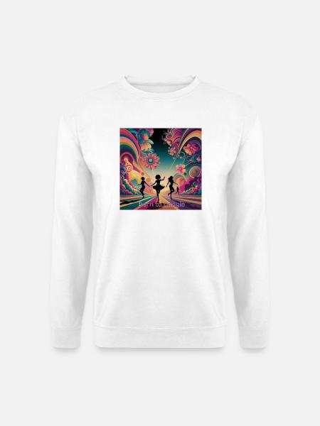Geboren zum Boogie - Unisex Pullover - Weiß