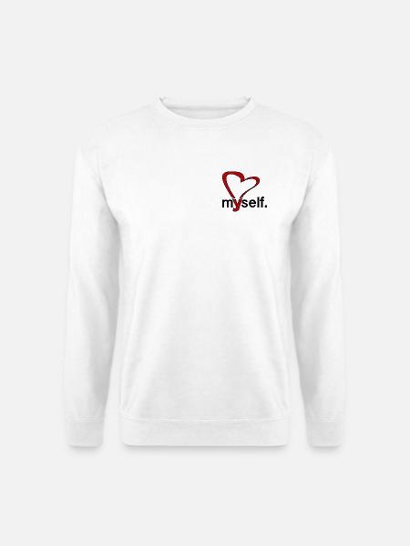 love myself. - Unisex Pullover - Weiß