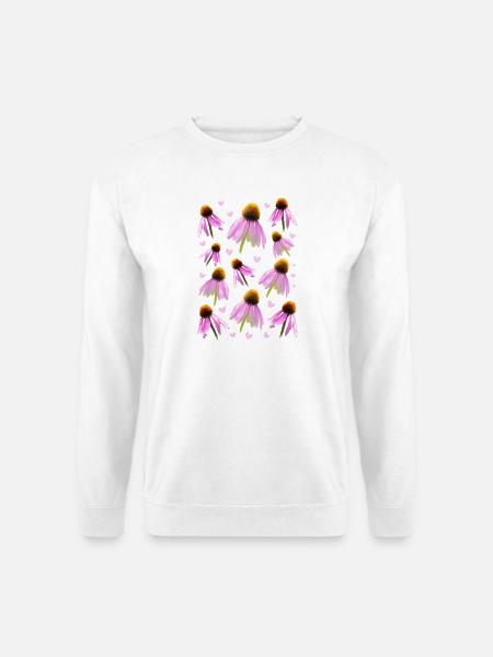 Sonnenhut coneflower - Unisex Pullover - Weiß