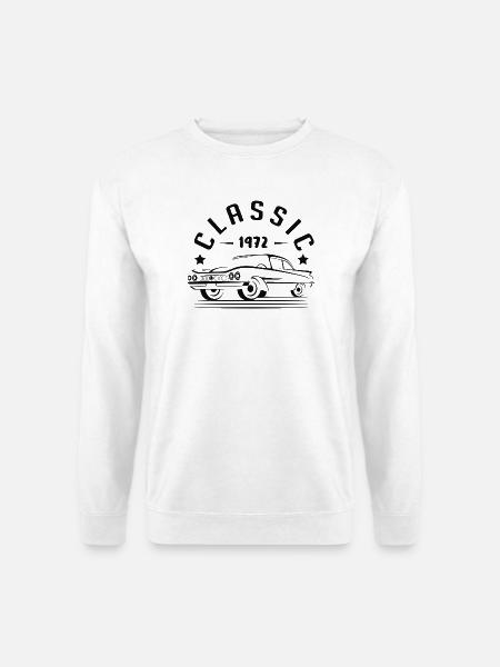Geschenkidee - CLASSIC 1972. - Unisex Pullover - Weiß