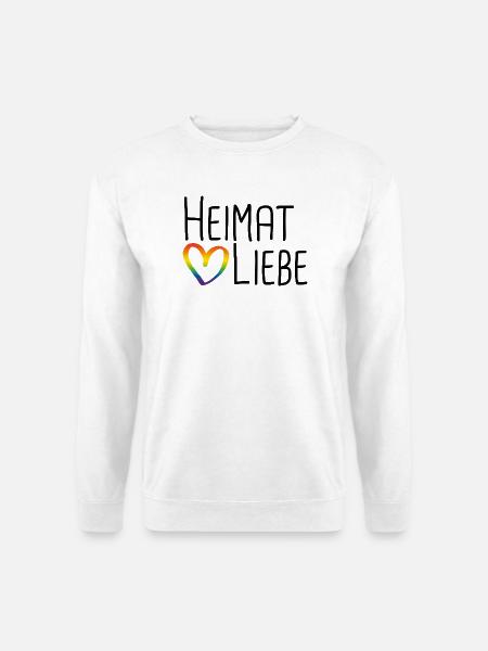 Heimat Liebe - Unisex Pullover - Weiß