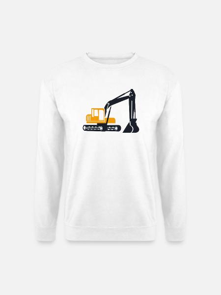Bagger - Unisex Pullover - Weiß