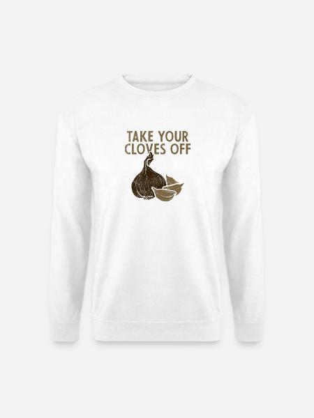 Knoblauch Pflanze - Unisex Pullover - Weiß