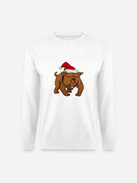 Bulldog - Unisex Pullover - Weiß