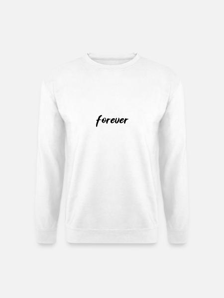 forever - Unisex Pullover - Weiß