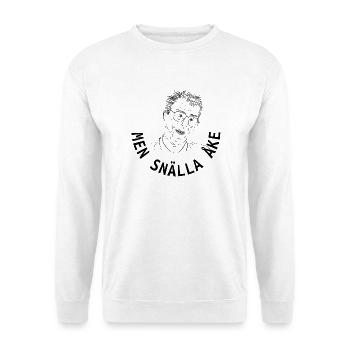 Aber bitte Åke - Unisex Pullover - Weiß - Vorne - Alina (178cm) & Michal (187cm)