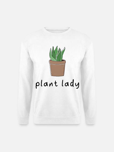 Plant Lady. - Unisex Pullover - Weiß