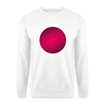 Kreis Farbig - Unisex Pullover - Weiß - Vorne - Alina (178cm) & Michal (187cm)