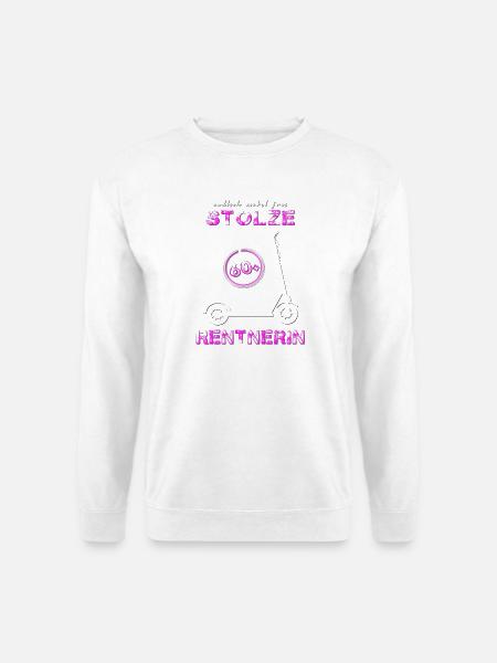 Rentnerin Oma Rente - Unisex Pullover - Weiß